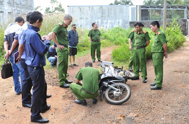 Hiện trường vụ án. Ảnh: Tuấn Hùng.