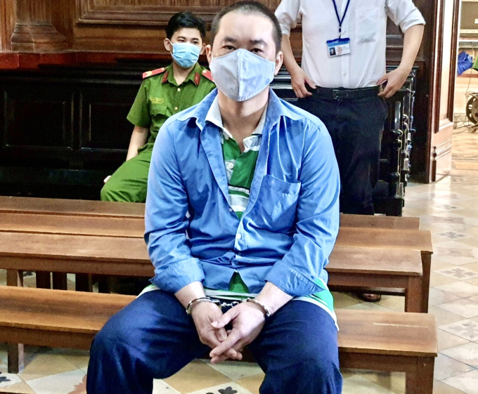 Bị cáo Nguyễn Hữu Phước tại tòa. Ảnh: Nguyễn Tiến.