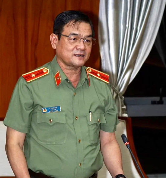 Thiếu tướng Lê Hồng Nam, Giám đốc Công an TP. HCM. Ảnh: Lê Nam. 