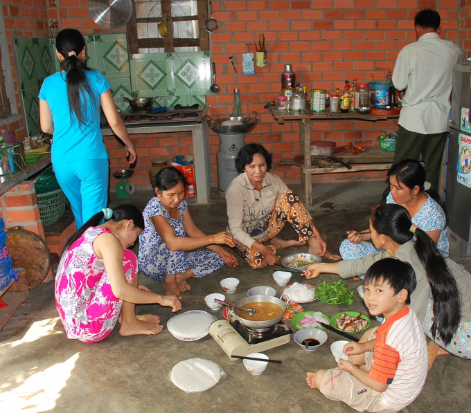 Cuộc sống của người dân ở ấp Cần Dực, xã Lộc Thành, huyện Lộc Ninh ngày càng ổn định hơn. Ảnh: Phúc Lập.