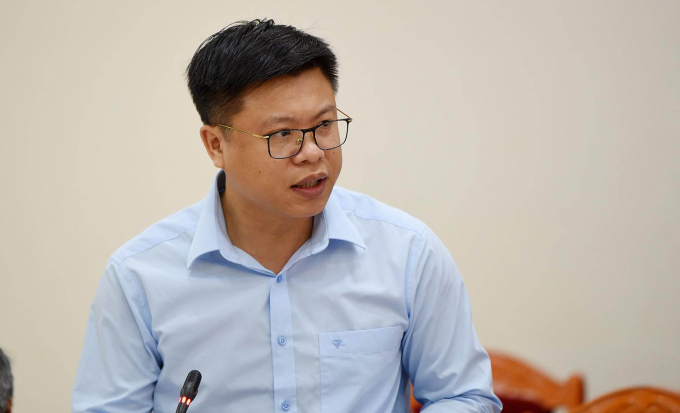 Ông Nguyễn Quốc Toản - Cục trưởng Cục Chế biến và Phát triển thị trường nông sản. Ảnh: Tùng Đinh.
