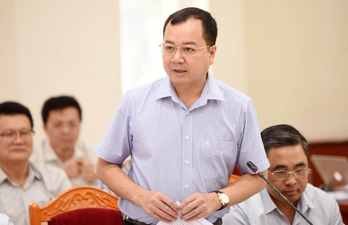 Ông Trần Đình Luân, Tổng cục trưởng Tổng cục Thủy sản, phát biểu tại Hội nghị sơ kết công tác 6 tháng đàu năm và triển khai nhiệm vụ 6 tháng cuối năm 2020. Ảnh: Tùng Đinh.