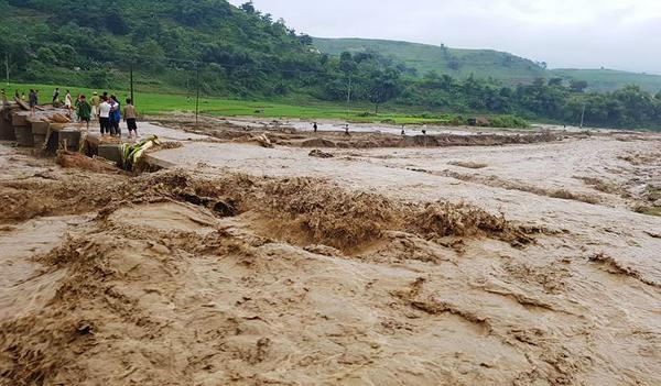 Lào Cai là một trong những địa phương bị thiệt hại về người và tài sản do mưa lớn, lũ ống, lũ quét và sạt lở đất. Ảnh: Tin tức Việt Nam.