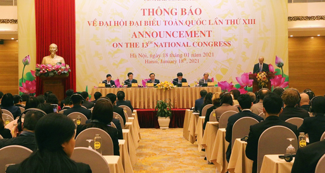 Đông đảo các Đại sứ, đại biện lâm thời các nước, trưởng đại diện các tổ chức quốc tế tại Hà Nội đã tham dự buổi thông báo.