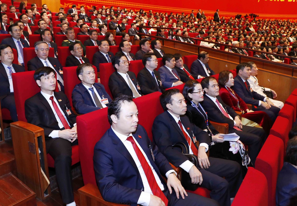Đoàn đại biểu tỉnh Hưng Yên tại phiên họp trù bị Đại hội XIII của Đảng.