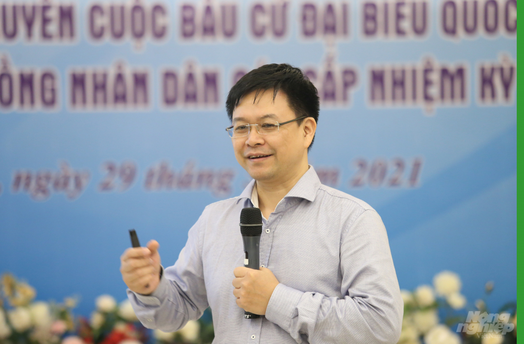 TS. Nguyễn Hải Long - Phó Giám đốc Trung tâm bồi dưỡng đại biểu dân cử, Quốc hội. Ảnh: Minh Phúc.