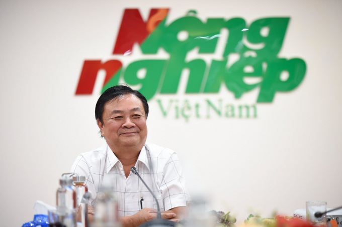 Bộ trưởng Bộ Nông nghiệp và Phát triển nông thôn Lê Minh Hoan. Ảnh: Đinh Tùng.