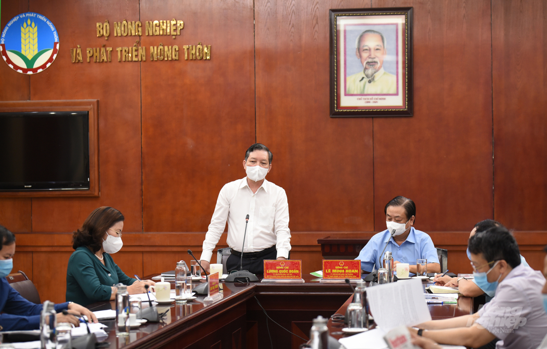 Bộ NN-PTNT và Trung ương Hội Nông dân Việt Nam đã thống nhất nhiều nội dung hợp tác trong nhiệm kỳ tới. Ảnh: Minh Phúc.