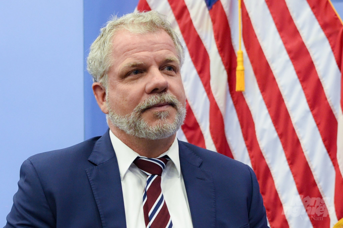 Mr. Robert Hanson, Agricultural Counselor of the US Embassy in Vietnam. Photo: Tung Dinh.