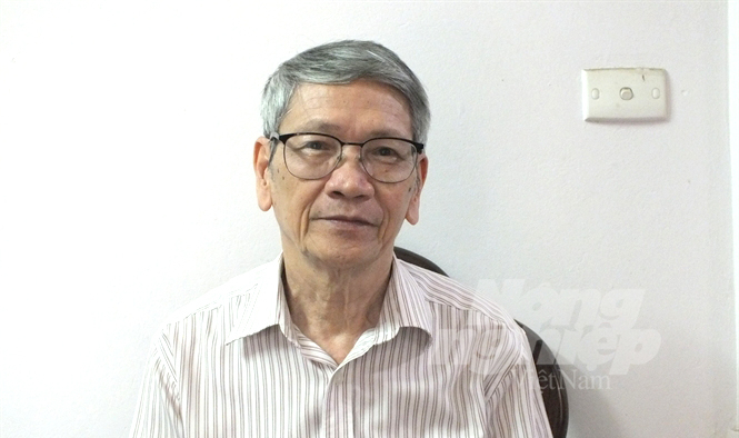 GS.TS Vũ Duy Giảng, một chuyên gia về dinh dưỡng vật nuôi có uy tín của Việt Nam. Ảnh: Lê Bền.