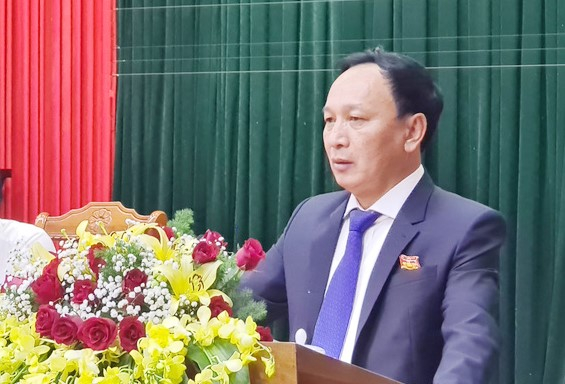 Ông Trần Hải Châu được bầu giữ chức Chủ tịch Hội đồng nhân dân tỉnh Quảng Bình. Ảnh: N.Tâm