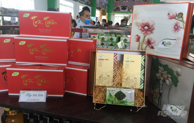 High-quality tea products of Kolia Co., Ltd. Photo: Cong Hai.