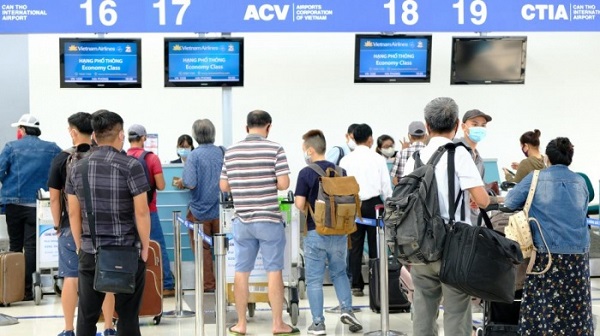 Từ ngày 15/2, hàng không Việt Nam bắt đầu mở lại toàn bộ đường bay thường lệ quốc tế đến các nước sau gần hai năm đóng cửa.