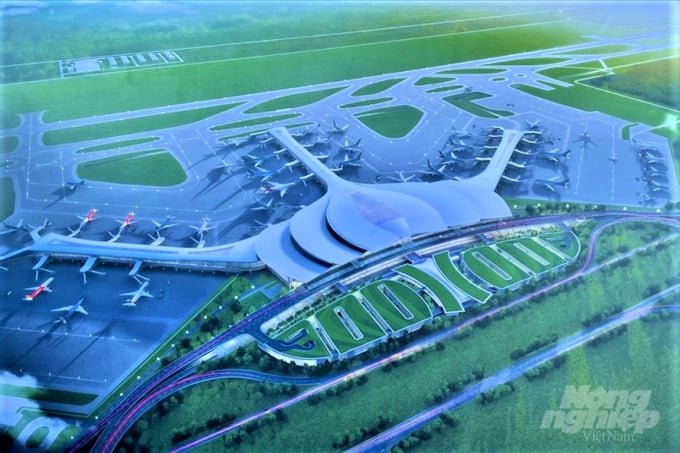 Dự án sân bay Long Thành giai đoạn 1 dự kiến đưa vào hoạt động vào tháng 12/2025.Ảnh: AV.