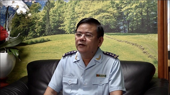 Ông Ngô Văn Thụy, Đội trưởng Đội Kiểm soát chống buôn lậu khu vực miền Nam (Đội 3), Cục Điều tra chống buôn lậu, Tổng Cục Hải quan. Ảnh: Công an Đồng Nai cung cấp.