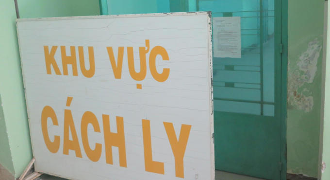 Khu vực cách ly nội bất xuất, ngoại bất nhập. Ảnh: Kim Sơ.