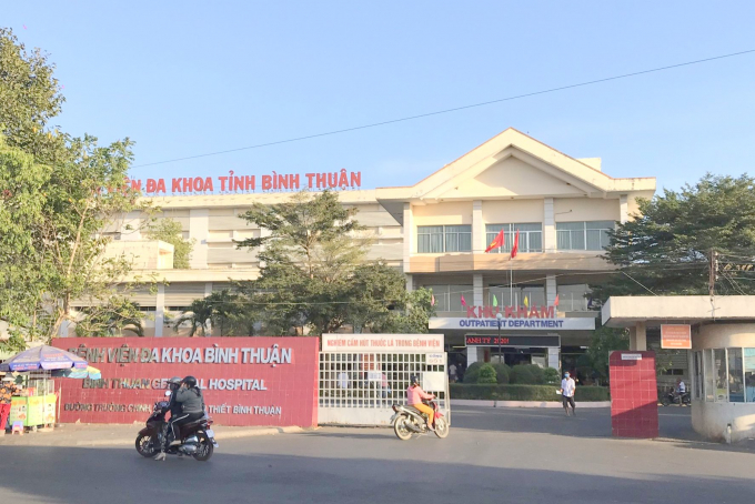 Nữ bệnh nhân thứ 34 đang được cách ly tại bệnh viện đa khoa tỉnh Bình Thuận. Ảnh: KS.