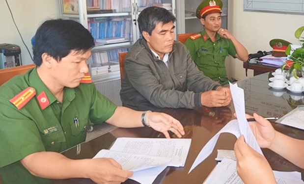 Ông Tiên đã bị Cơ quan CSĐT Công an tỉnh Phú Yên khởi tố, bắt tạm giam để điều tra về tội vi phạm các quy định về quản lý đất đai. Ảnh: TrT.