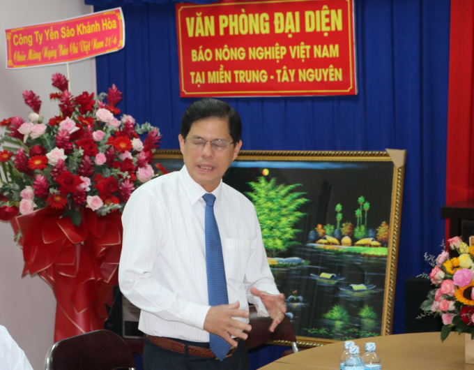 Chủ tịch tỉnh Khánh Hòa cho biết, về chương trình mục tiêu quốc gia xây dựng NTM tỉnh Khánh Hòa triển khai khá chất lượng. Ảnh: Kim Sơ.