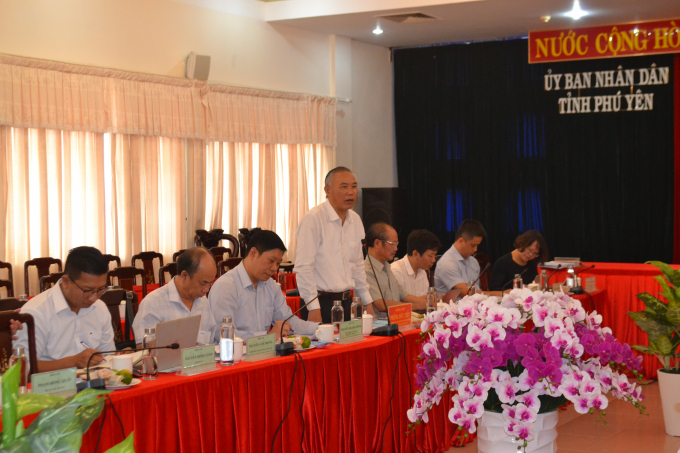Đoàn công tác Bộ NN-PTNT làm việc tại tỉnh Phú Yên. Ảnh: NC.