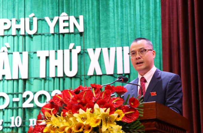 Ông Phạm Đại Dương đã tái đắc cử Bí thư Tỉnh ủy Phú Yên nhiệm kỳ 2020-2025. Ảnh: PC.