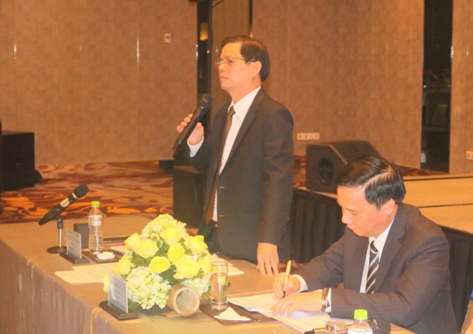 Ông Nguyễn Tấn Tuân, Chủ tịch UBND tỉnh Khánh Hòa cho biết, năm 2020 tỉnh thu hút 25 dự án đầu tư ngoài ngân sách. Ảnh: KS.
