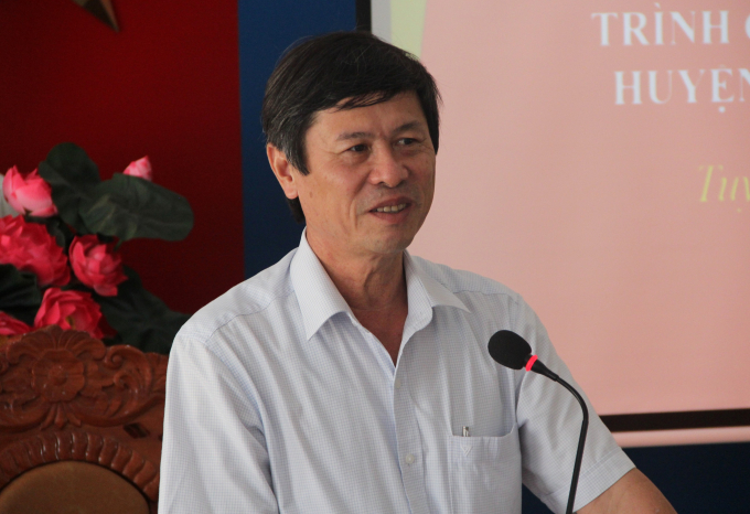 Chủ tịch huyện Tuy An bị kỷ luật đảng bằng hình thức cảnh cáo. Ảnh: T.T