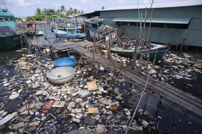 Hiệp ước toàn cầu thúc đẩy sáng kiến quản lý ô nhiễm nhựa ở châu Á. Ảnh: WWF.