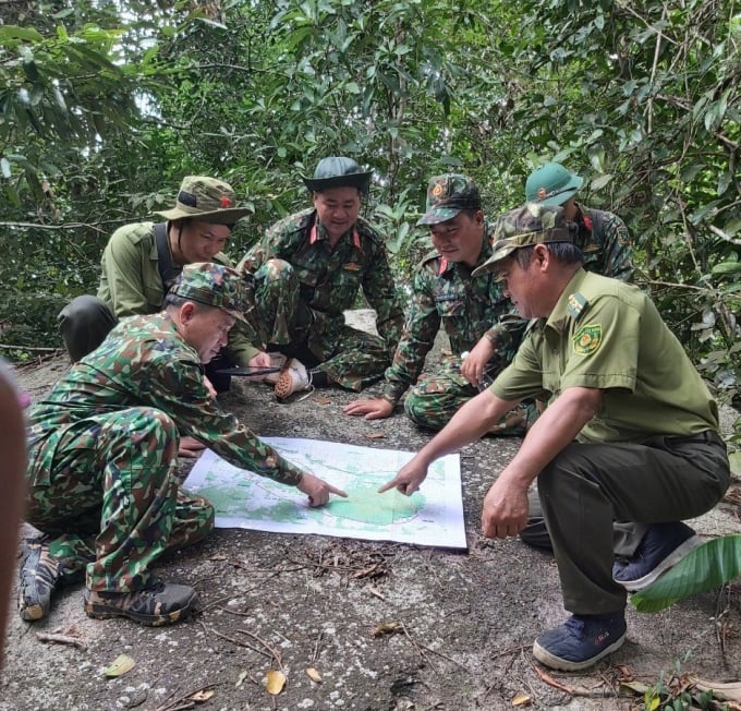 Vào mùa khô, các lực lượng kiểm lâm, chủ rừng đều xây dựng các phương án chi tiết về PCCCR. Ảnh: KS.