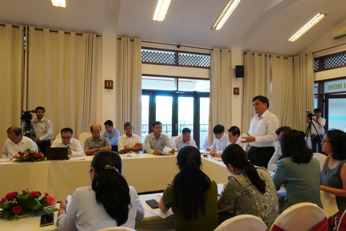 Thứ trưởng Trần Thanh Nam đánh giá cao sự hỗ trợ của SOCODEVI thông qua dự án VCED. Ảnh: VCED.