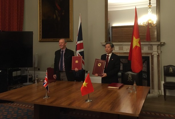 Hiệp định UKFTA đã chính thức được ký kết vào 21h ngày 29/12/2020 theo giờ Việt Nam. Ảnh: Bộ Công Thương.