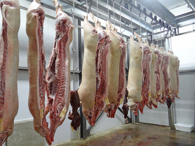 Xuất khẩu thịt lợn Mỹ đạt kỷ lục gần 3 triệu tấn năm 2020. Ảnh: TL.