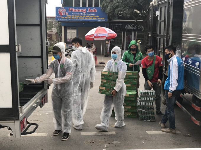 Nestlé Việt Nam ủng hộ sản phẩm dinh dưỡng cho Hải Dương trong đợt dịch Covid-19 vừa qua. Ảnh: Nestlé Việt Nam.