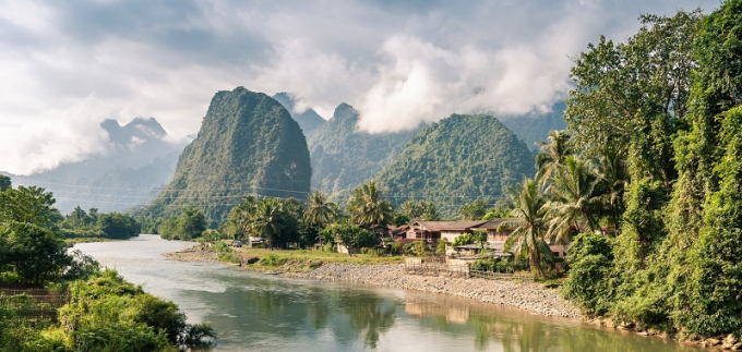 Mưa lớn do áp thấp nhiệt đới sẽ làm cho mực nước thượng nguồn sông Mekong tăng lên. Ảnh: TL.