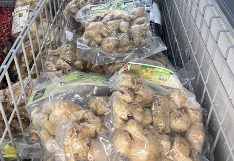 Vietnamese frozen ginger for sale in Australia.