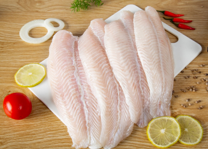 Pangasius fillet, a popular seafood product, experienced the highest increase in price in the US market. Photo: TL.