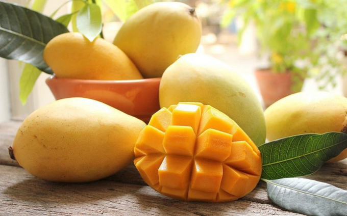 Vietnamese mangoes ranked third in terms of market share in South Korea. Photo: TL.