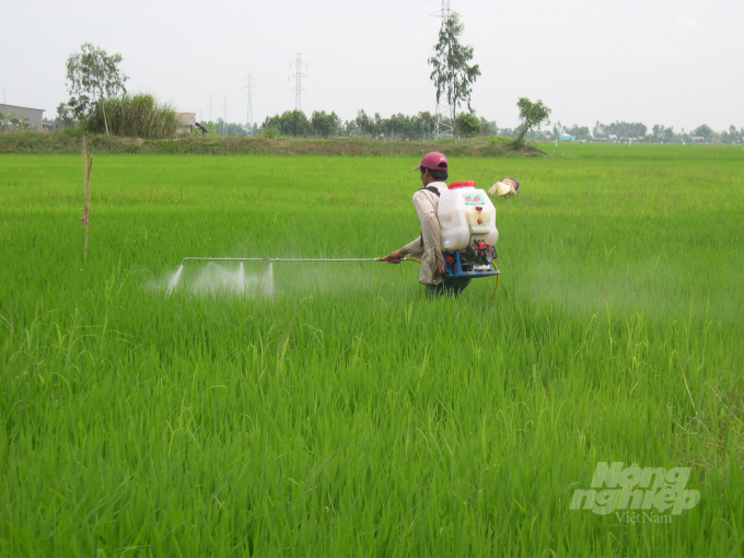 Pesticide imports still increased strongly in the first 9 months of the year. Photo: Thanh Phong.