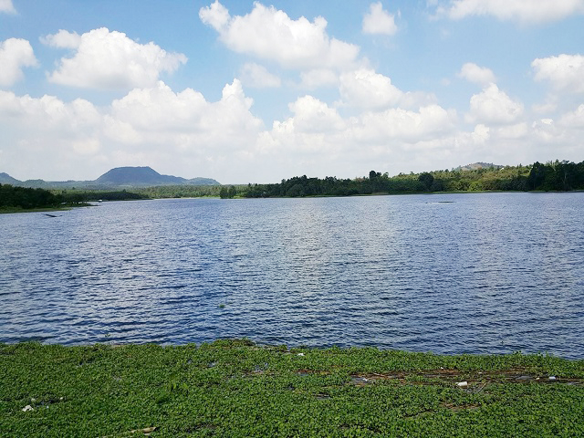 Hồ Suối Vọng (huyện Cẩm Mỹ, Đồng Nai) có nguy cơ thiếu nước. Ảnh: TL.