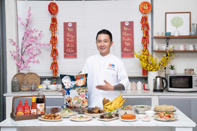 Đầu bếp Cẩm Thiên Long trở thành Đại sứ thương hiệu MM Mega Market. Ảnh: TL.