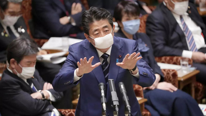 Thủ tướng Nhật Bản Shinzo Abe. Ảnh: Reuters.