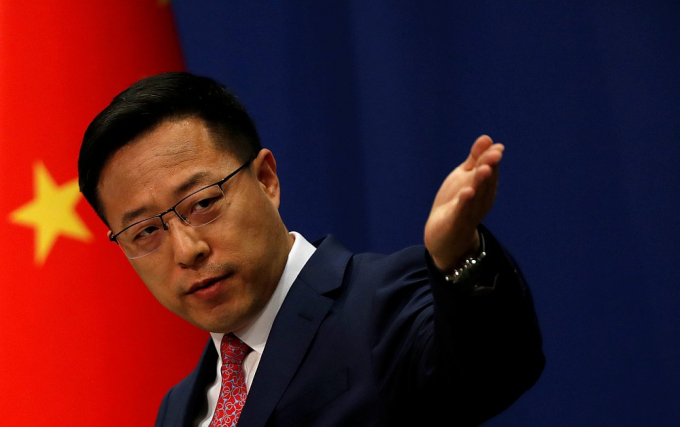 Người phát ngôn Bộ Ngoại giao Trung Quốc Zhao Lijian. Ảnh: Reuters.