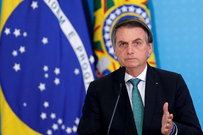 Tổng thống Brazil Jair Bolsonaro. Ảnh: CPJ.
