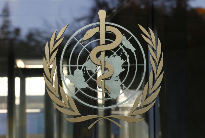 Biểu tượng của Tổ chức Y tế Thế giới (WHO). Ảnh: Reuters.