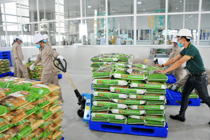 Vinaseed's rice factory -  a company exporting fragrant rice to the UK.