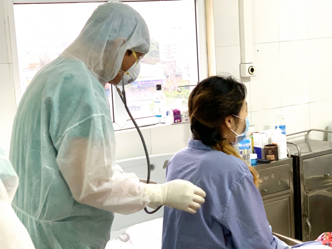 Công tác khám chữa bệnh cho người nhiễm Covid-19 được tỉnh Quảng Ninh đặt lên hàng đầu. Ảnh: CTV.