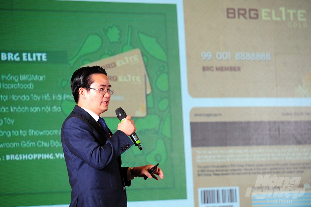Ông Nguyễn Thái Dũng, Tổng Giám đốc BRG Retail phát biểu sáng 11/11. Ảnh: AT.