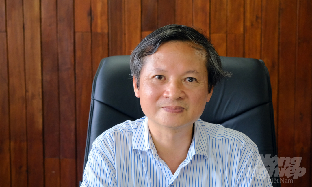 Ông Nguyễn Quốc Hùng, Viện trưởng Viện Nghiên cứu rau quả (Viện Khoa học Nông nghiệp Việt Nam). Ảnh: Bảo Thắng.