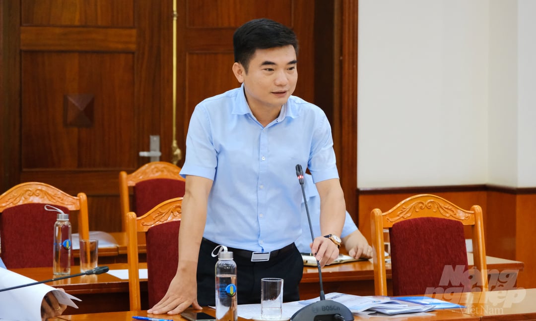 Phó Vụ trưởng Vụ Kế hoạch Bộ NN-PTNT Nguyễn Tất Đại. Ảnh: Bảo Thắng.