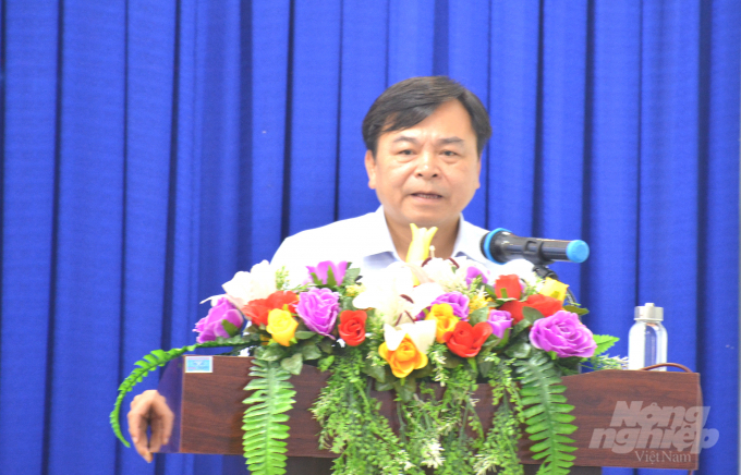 Thứ trưởng Nguyễn Hoàng Hiệp, vùng ĐBSCL hiện có khoảng 13 triệu người dân sinh sống ở khu vực nông thôn. Ảnh: Ngọc Thắng.